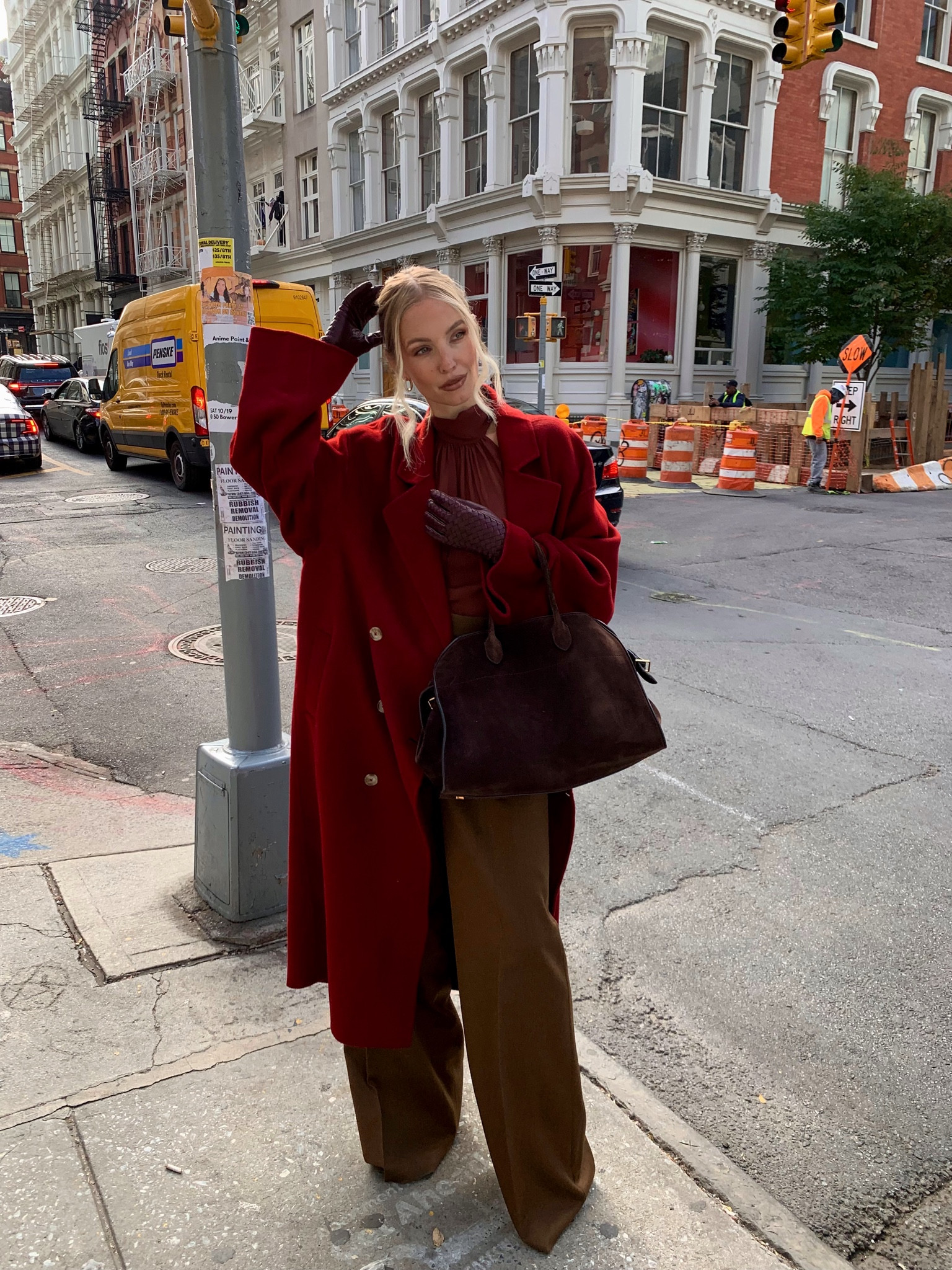 Shades of red in NY | The Row Margaux 🍒