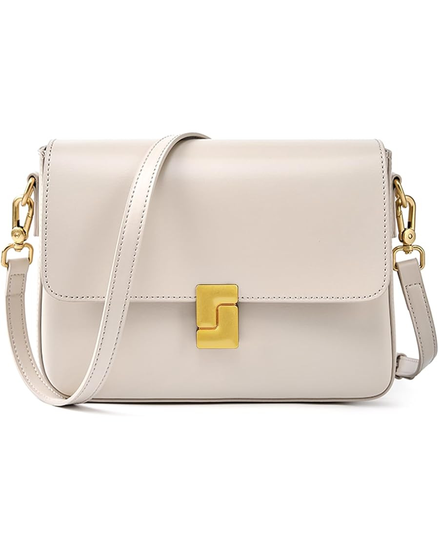 Shoulder Bags for Women, Genuine Leather Crossbody Purses Vintage Handbags-Adjustable Strap Desig... | Amazon (US)