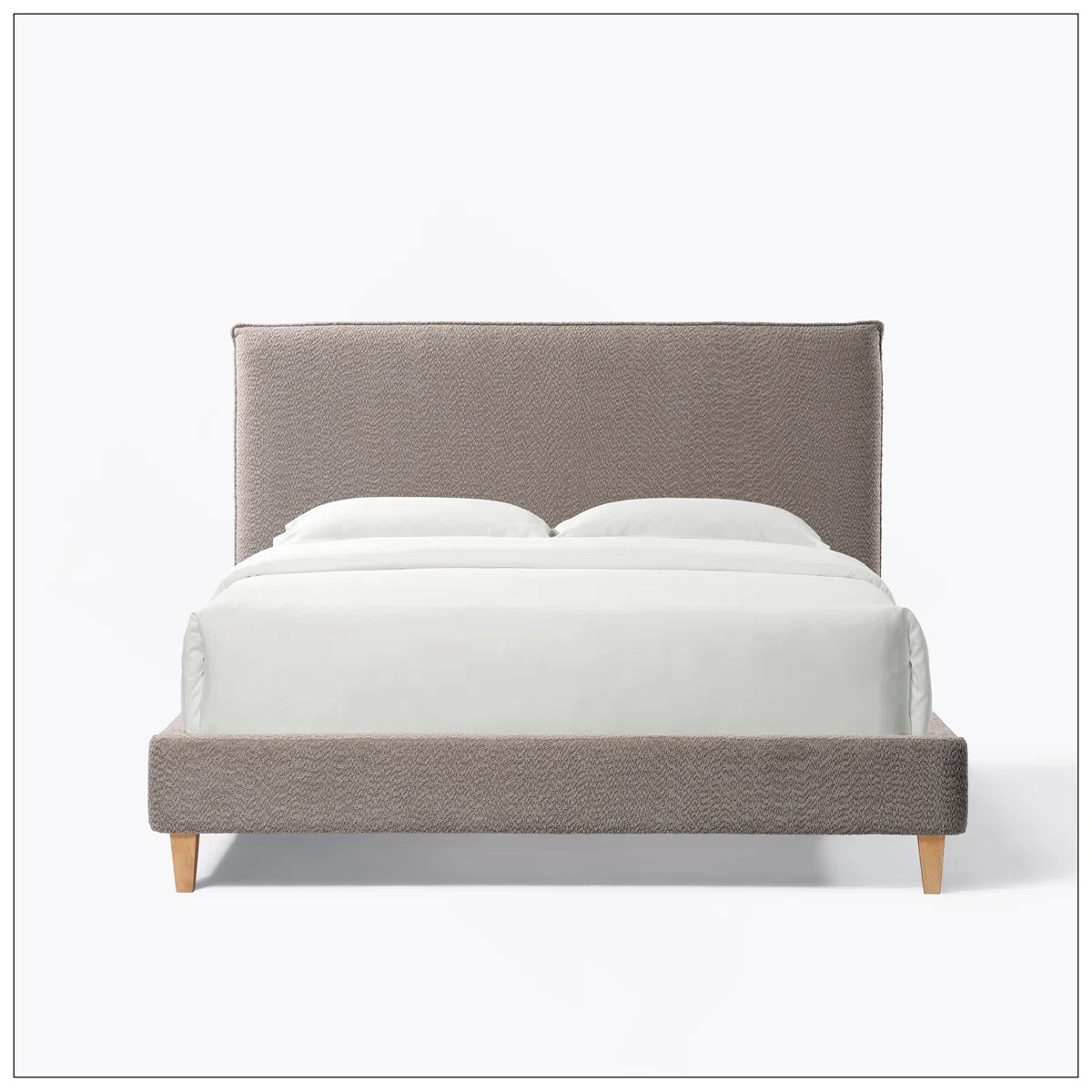 Normsman Vireo Upholstered Platform Bed - Tungsten Gray, Plush Cushioning And Contemporary Design... | Wayfair North America