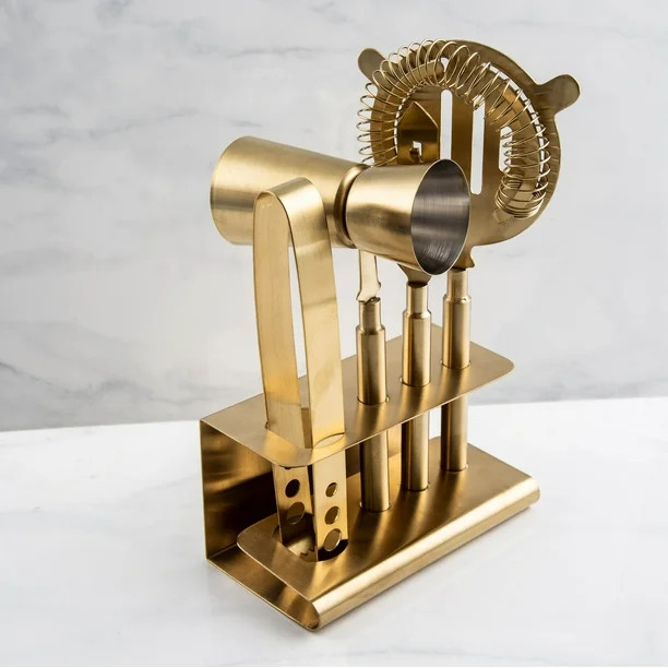 Better Homes & Gardens Champagne 5-Piece Bar Tool Set | Walmart (US)