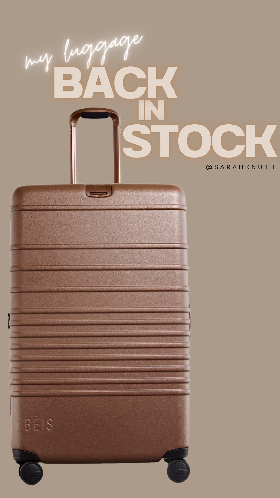 Luggage back in stock

#LTKTravel