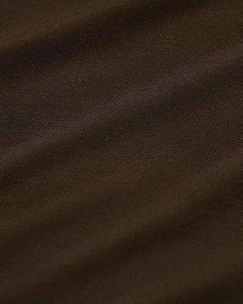 Body Contour Silky Mock Neck Cutout Thong Bodysuit | Express