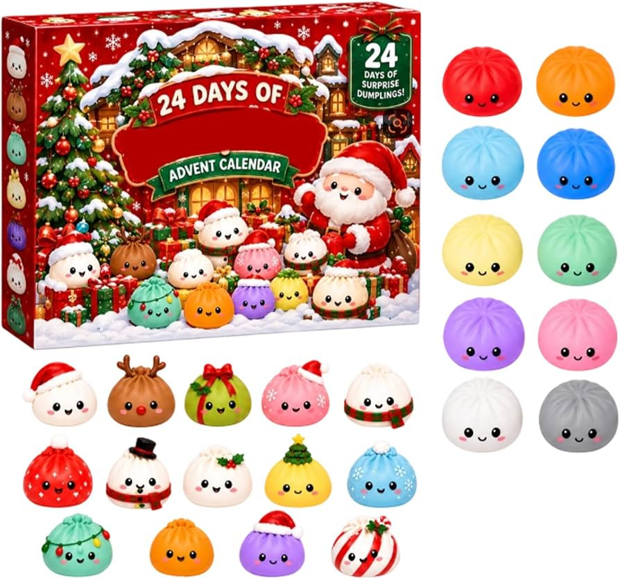 Squishy Advent Calendar 2026, 24 Day Christmas Countdown Calendar for Adult | Amazon (US)