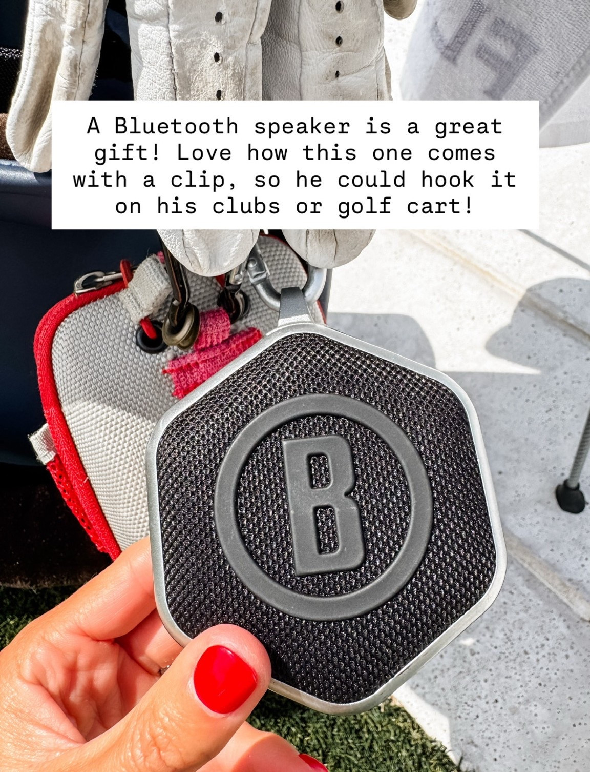 A Bluetooth speaker is a great Father’s Day gift, and this one is awesome if he likes to golf because he can clip it on his clubs or golf cart!

Loverly Grey, Amazon, Father’s Day gift ideas, speaker

#LTKMens