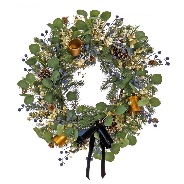 Faux Pinecone Silk 28'' Wreath | Wayfair North America