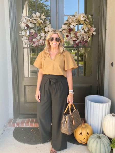 I have received so many compliments on this Target top (size down)! And these pants are me of my biggest surprise favorites ever(tts)!

#LTKcurves #LTKworkwear #LTKunder50