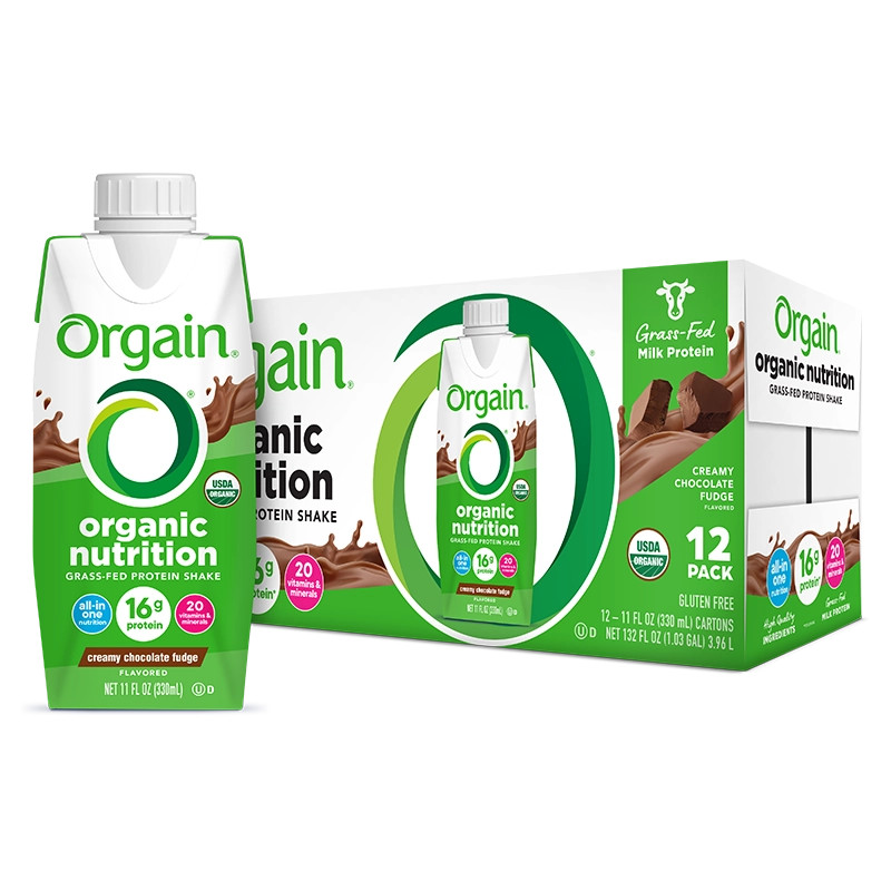 Creamy Chocolate Fudge Organic Nutrition Shake | Orgain | Orgain