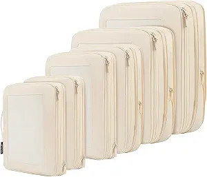 BAGAIL 4 Set/6 Set/8 Set Compression Packing Cubes Travel Accessories Expandable Packing Organize... | Amazon (US)