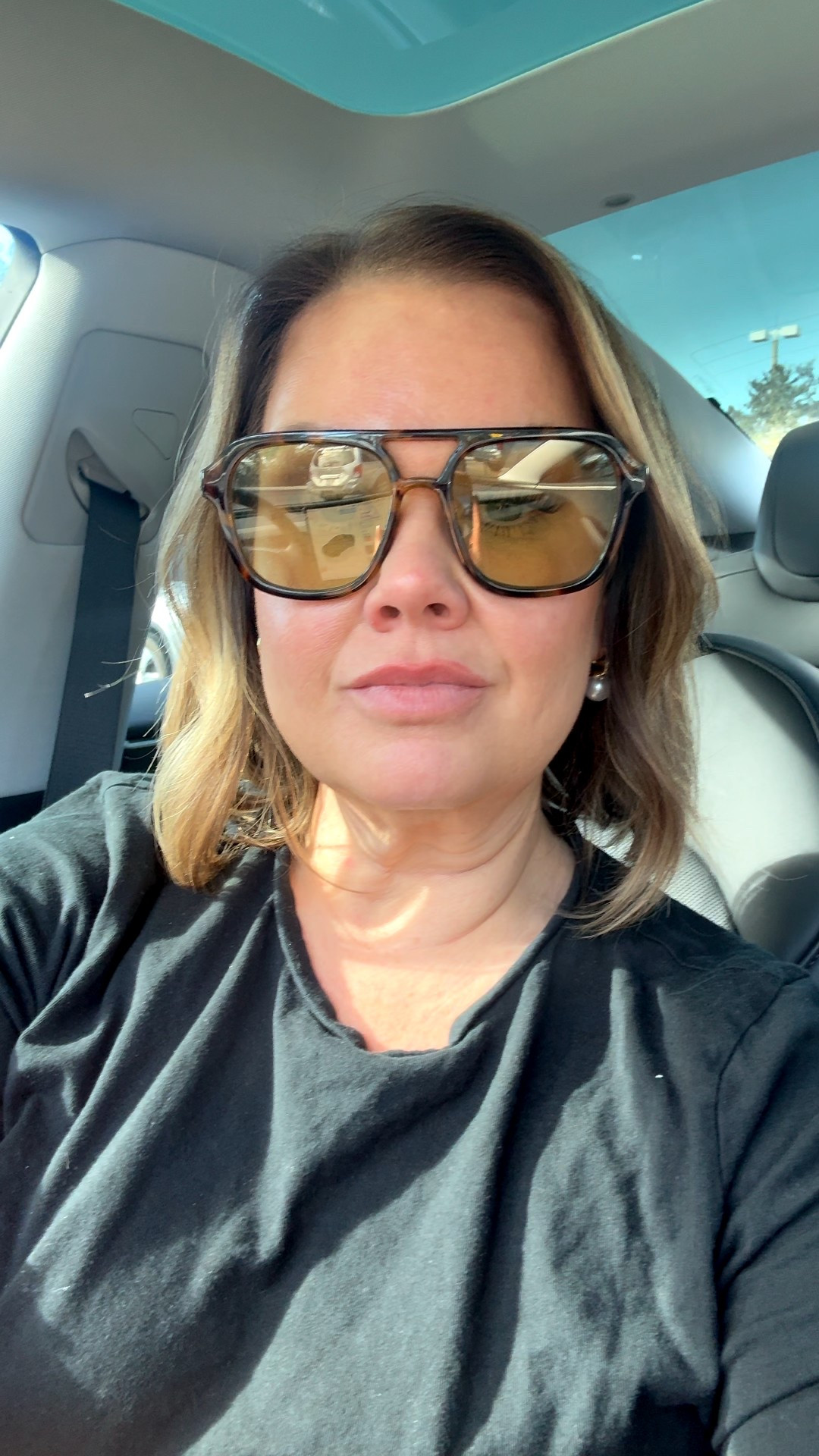Another great affordable option for sunglasses with light colored lens so you can also wear them i doors 

#LTKMidsize #LTKOver40 #LTKFindsUnder50