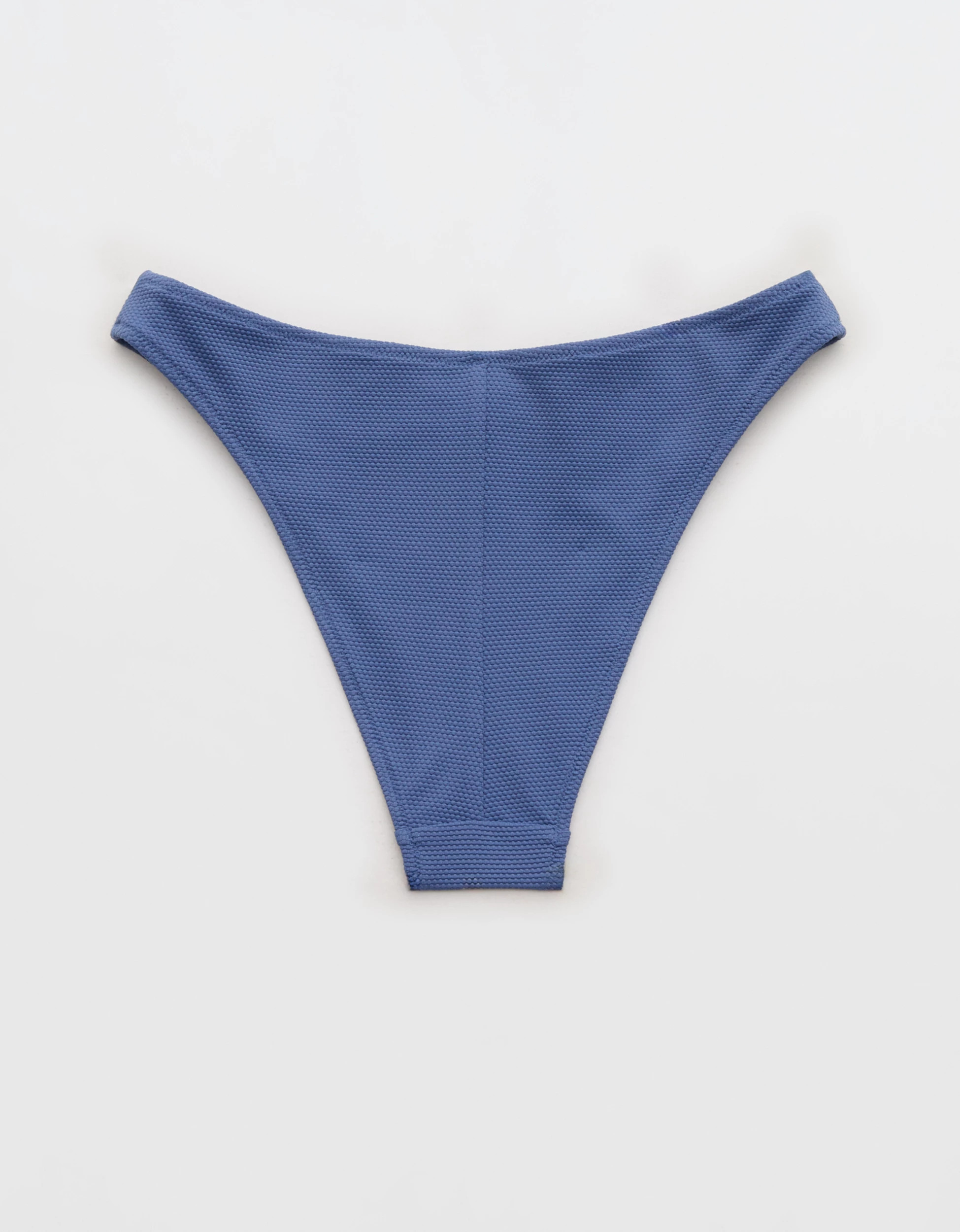 Aerie Pique Mid Rise Cheeky Bikini Bottom | Aerie