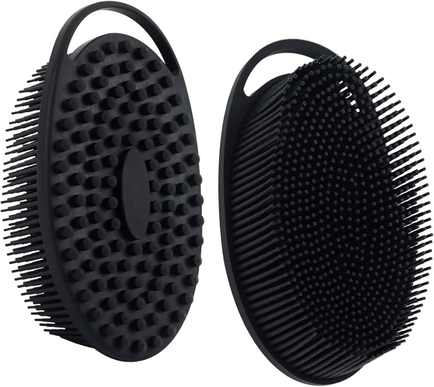 Silicone Body Scrubber, Silicone Loofah, Body Wash Scrubber, Body Scrub Brush, Body Scrubbers for... | Amazon (US)