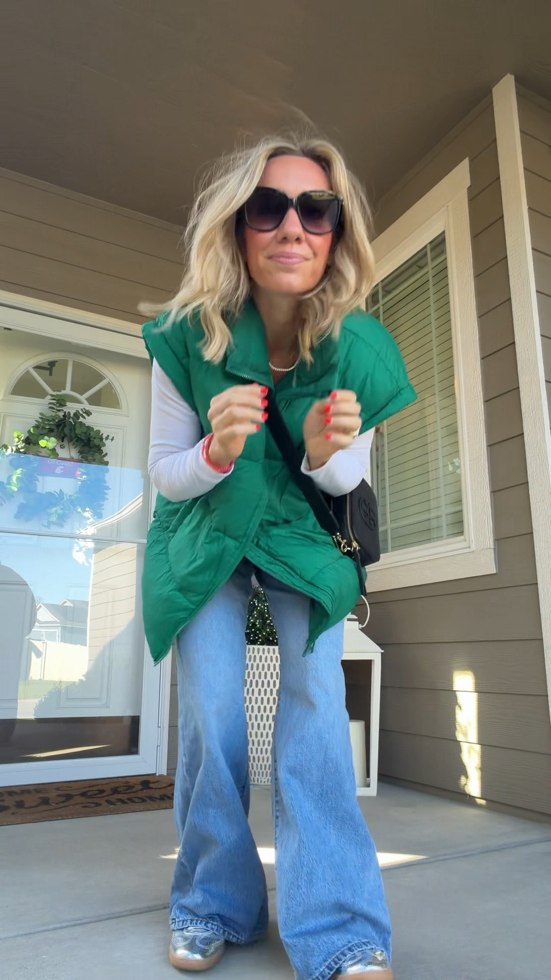 Casual fit for a Saturday full of kids sports!! 

Jeans run big! I sized down 1! 
Vest size small 

#LTKgrwm #LTKootd #LTKmomlife