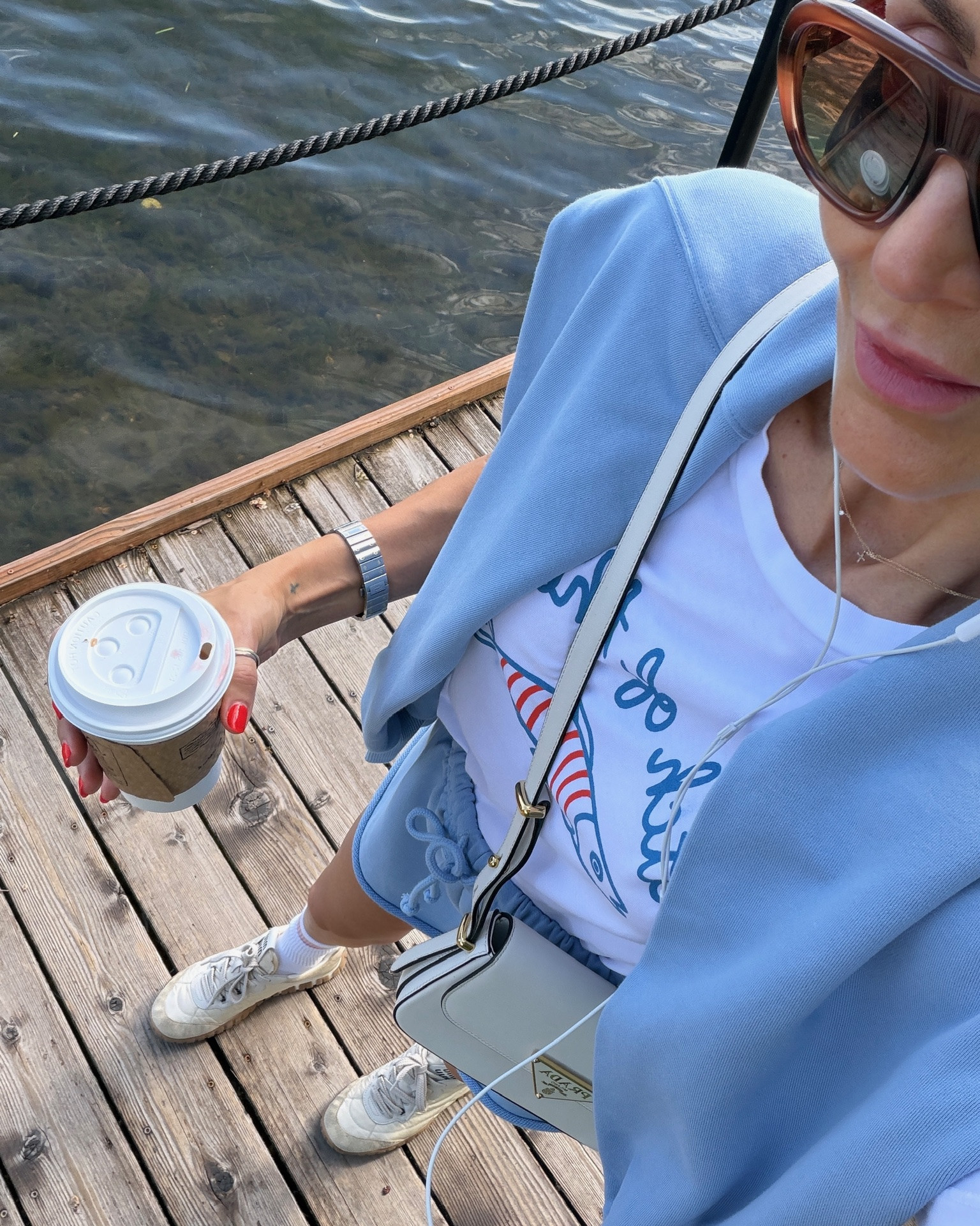 What I’m wearing for my morning walk on the lake today!☀️ sweats are so comfy and love the shorts version! Wearing small!

#LTKActive #LTKmorningroutine #LTKootd