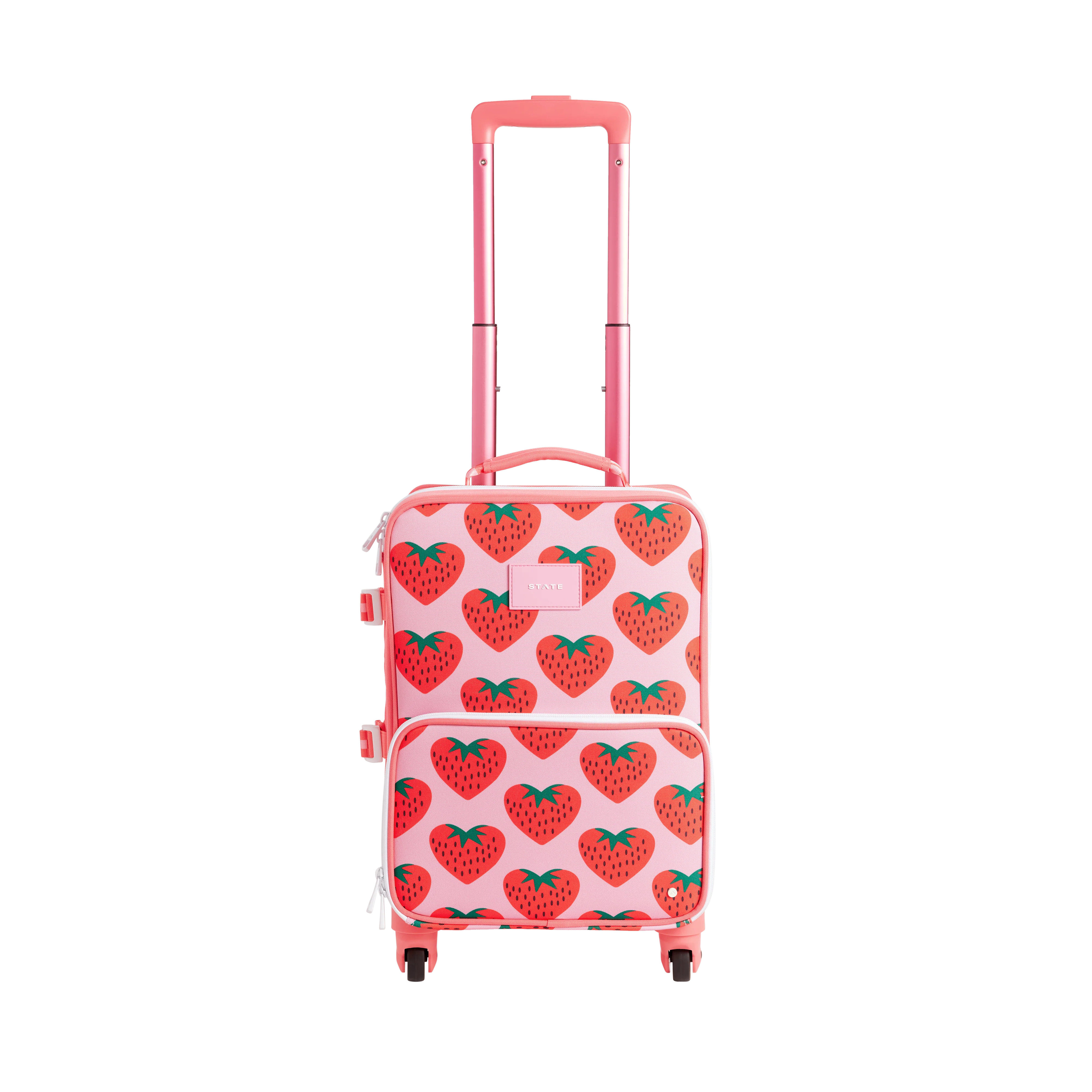 STATE Bags | Mini Logan Suitcase Polyester Canvas Strawberries | STATE Bags