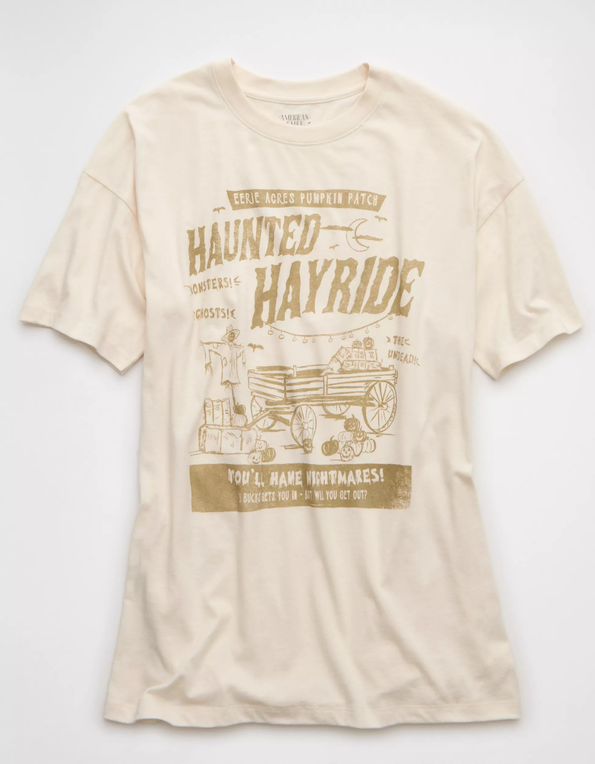 AE Oversized Halloween Graphic T-Shirt | American Eagle Outfitters (US & CA)