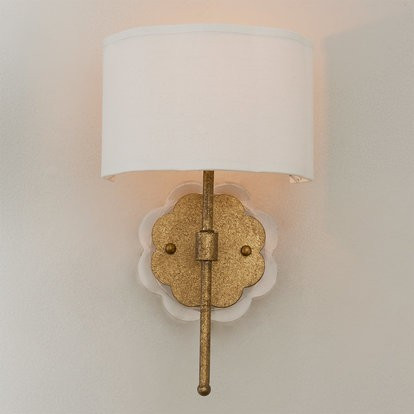 Scalloped Daisy Shade Sconce | Shades of Light