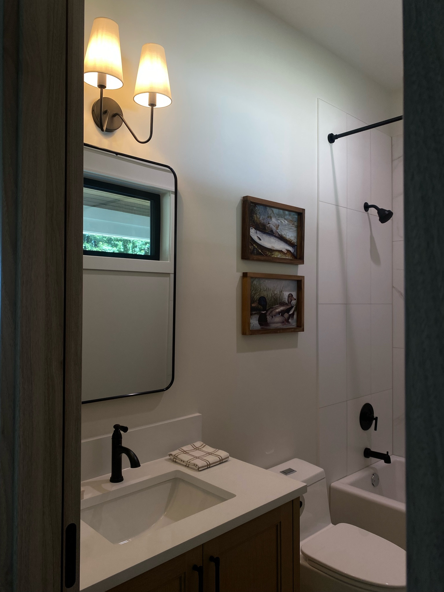 Lake house guest bath finds 🫶🏼

Boho neutral modern guest bathroom lake house home decor finds 

#LTKHome