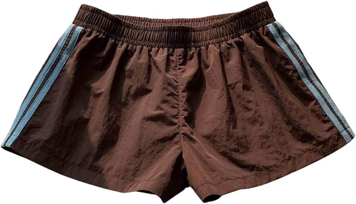 Women's Striped Shorts Low Rise Basketball Track Shorts Classic Workout Casual Lounge Sweat Short | Amazon (US)