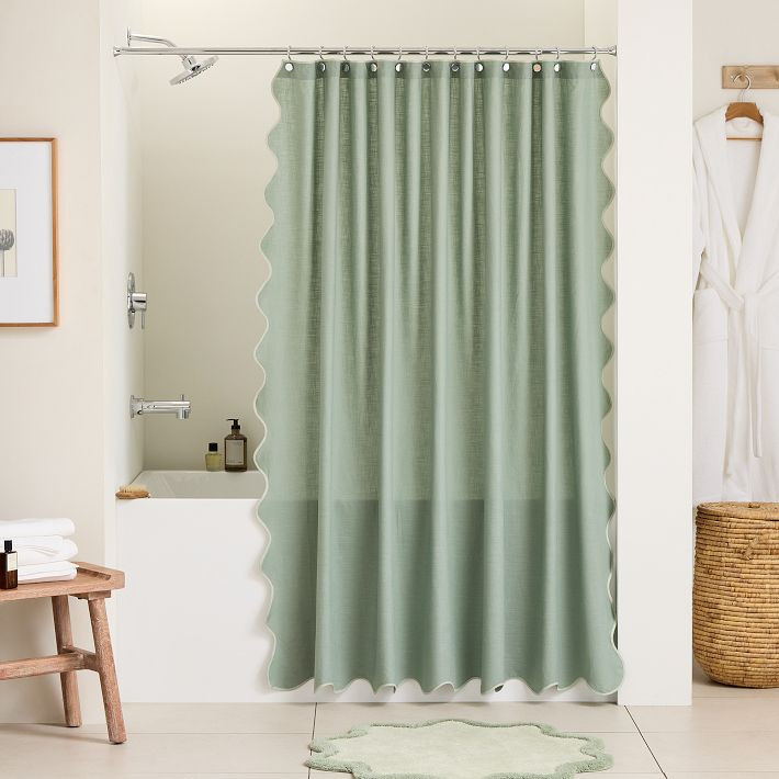 Ripple Shower Curtain | West Elm (US)