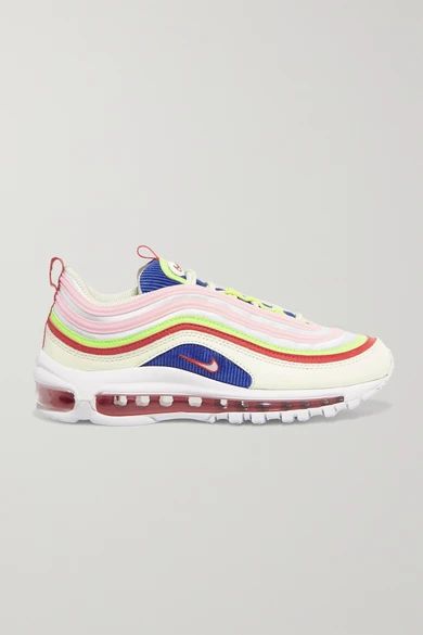 Nike - Air Max 97 Se Leather And Mesh Sneakers - White | NET-A-PORTER (US)