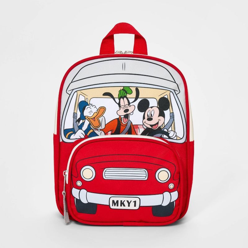 Toddler 11" Mickey Mouse Backpack - Red | Target