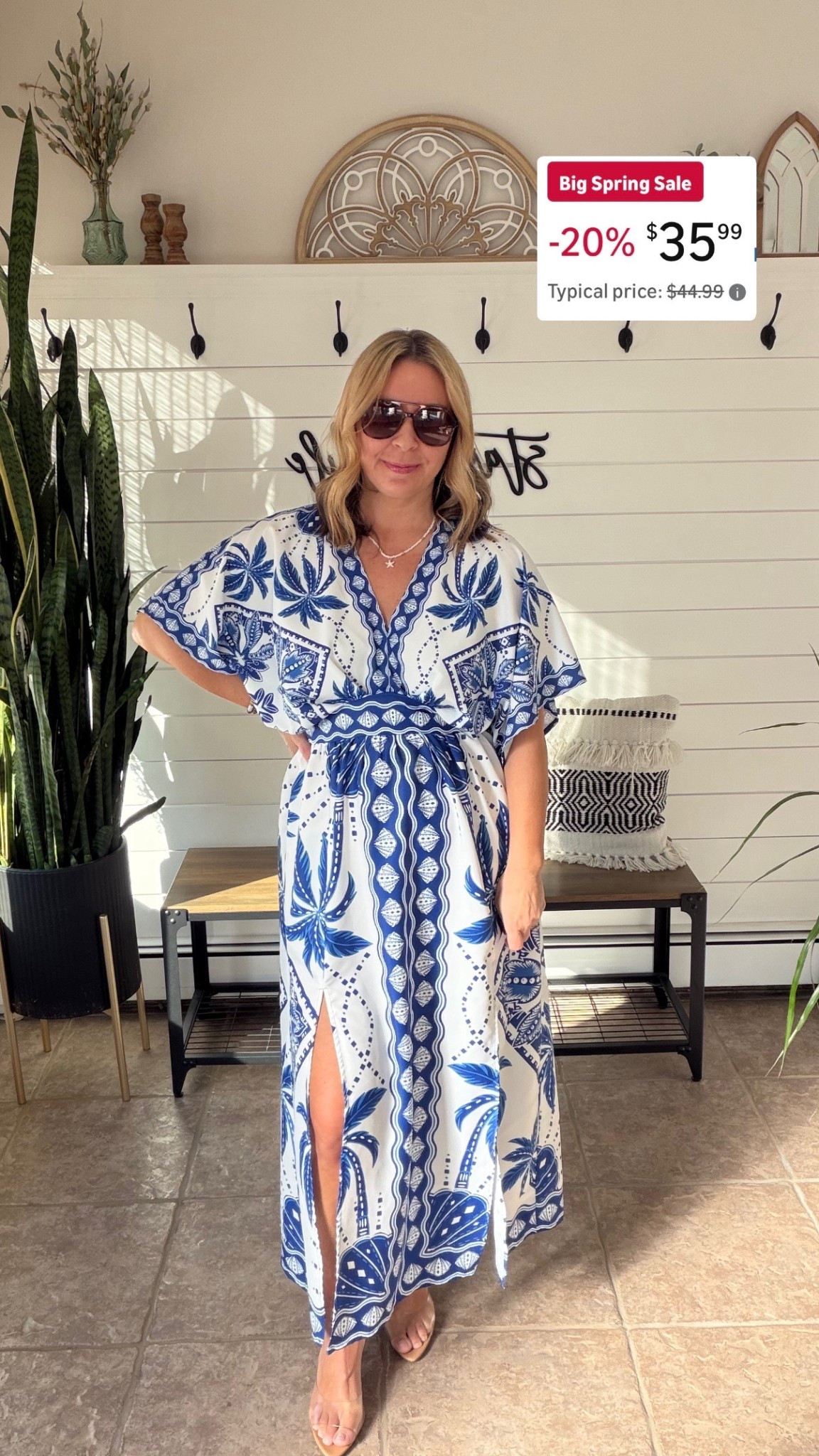 Spring outfit 2026, travel outfit ideas 
I’m wearing a medium in this spring dress

#LTKOver40 #LTKTravel #LTKSaleAlert