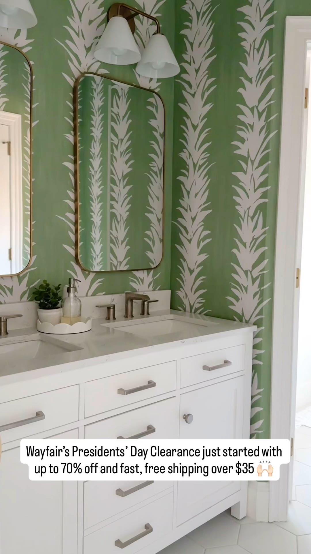 Planning a bathroom refresh or remodel? @Wayfair’s Presidents’ Day Clearance that starts TODAY is a great time to get vanities, faucets, lighting, and more at great prices (up to 70% off)! Plus, get fast, free shipping over $35 🙌🏻 I’ve linked several fave finds I have and love plus others I’m eyeing for our new build! #wayfair #wayfairpartner #ad

#LTKHome #LTKSaleAlert