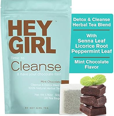 Detox Tea - Mint Chocolate Flavored Cleanse for Women with a Sweet Tooth - Teatox Reduces Bloatin... | Amazon (US)