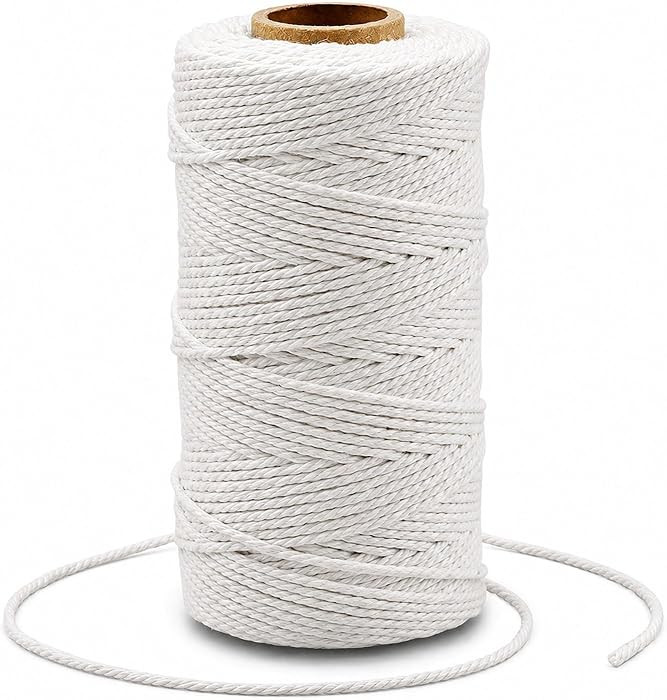 G2PLUS 2MM White String, 328 Feet Cotton Bakers Twine for Craft & Cooking | Amazon (US)
