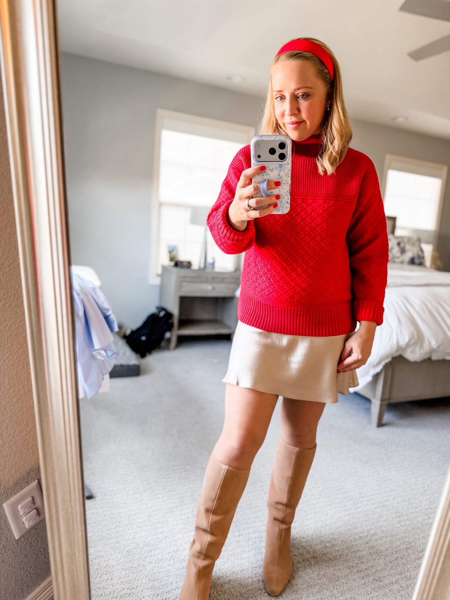 Worn to a holiday day date! Slip skirt is a favorite and comes in lots of colors! Fits tts. Similar boots and sweaters linked!

Petite, holiday outfit, winter outfit, slip skirt, knee high boots, wrap coat 

#LTKPetite #LTKHoliday #LTKootd