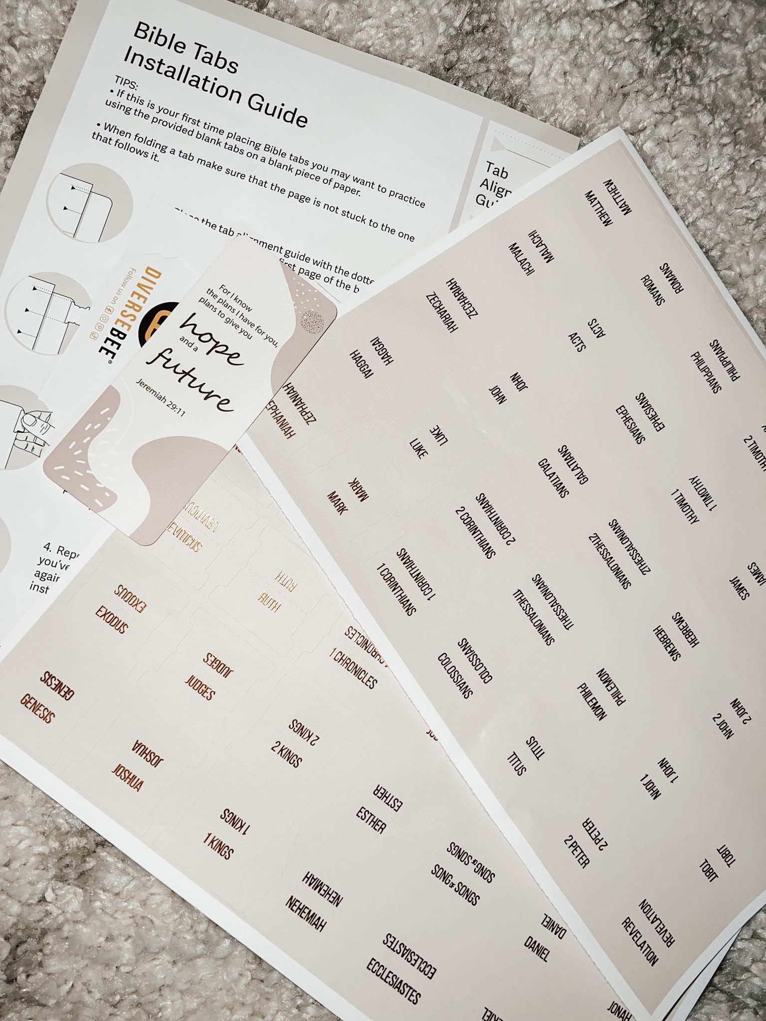 I adore these Bible tabs to help easily find my chapter 📖✨

#bibletabs #organized #helpfulfind #Jesus #blessed #LTKFind

#LTKhome #LTKfamily #LTKbump