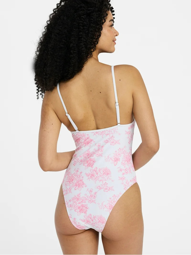 No Boundaries Underwire One-Piece Swimsuit, Women's XXS-XXL | Walmart (US)