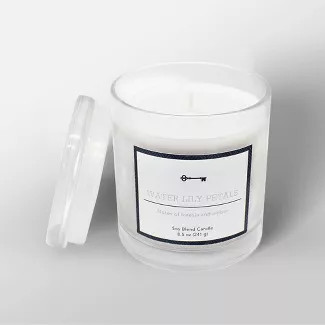 8.5oz Glass Jar Candle Water Lily Petals - Threshold™ | Target