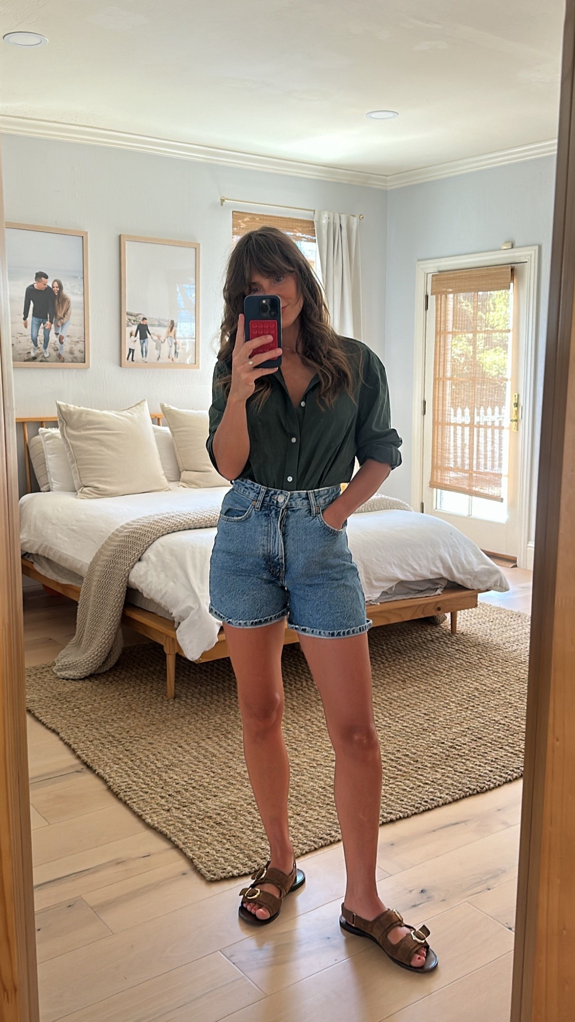 shorts-sized up bc no stretch 