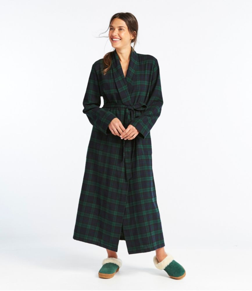 Women's Scotch Plaid Flannel Robe | L.L. Bean