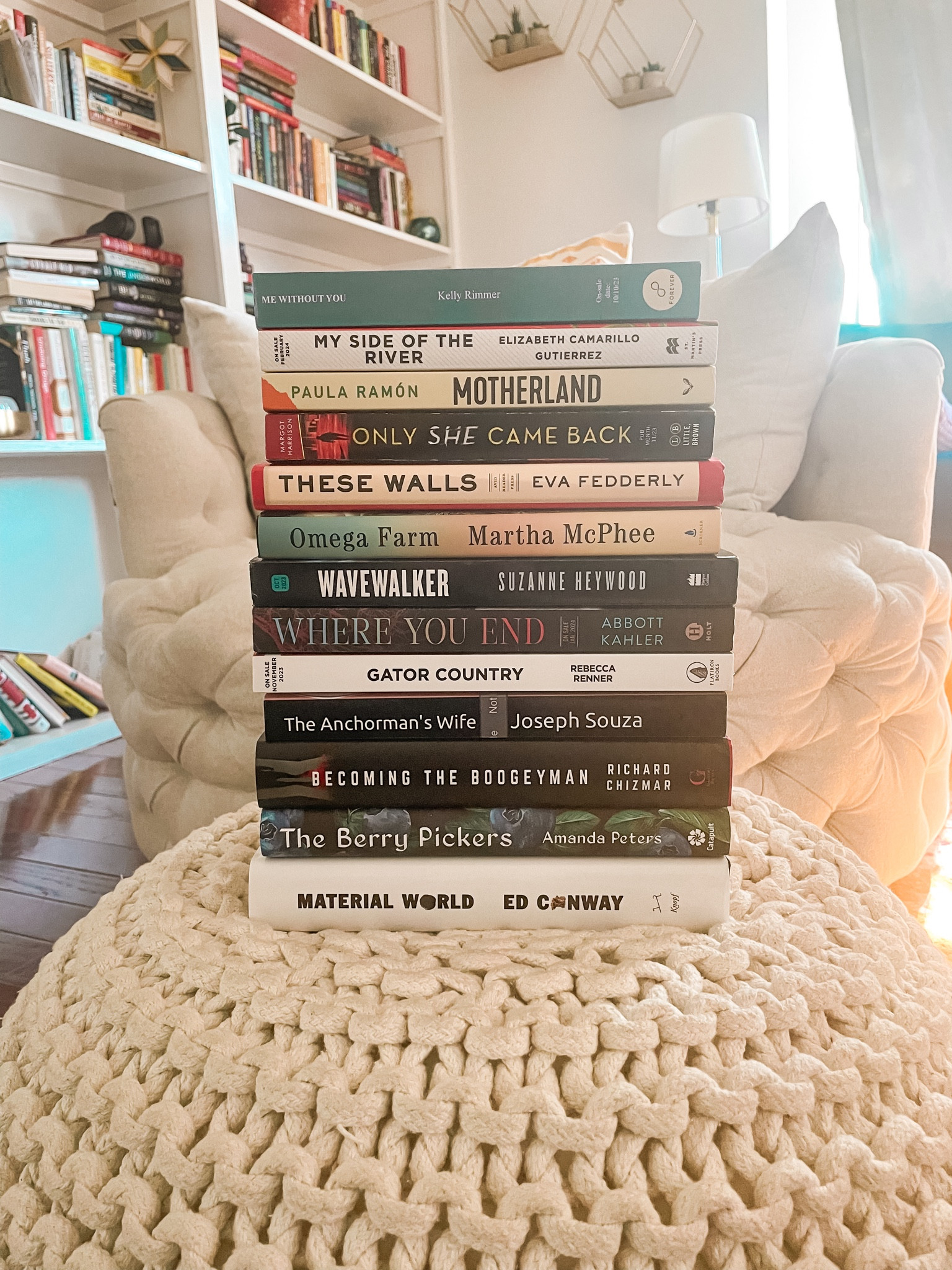 Reading books, book stack, bookshelves, reading room, foot stool 

#LTKhome #LTKstyletip #LTKfindsunder50