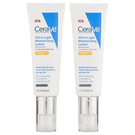 CeraVe Ultra-Light Moisturizing Lotion SPF 30 2 Ct 1.7 oz | Walmart (US)