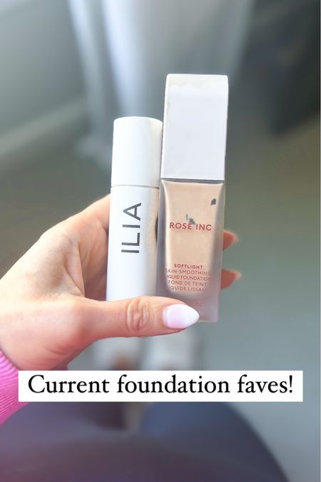 Current foundation favorites! Ilia foundation stick. Rose Inc foundation. Both have great coverage and are good for my combo skin. Clean beauty foundation. 

#LTKfindsunder50 #LTKbeauty