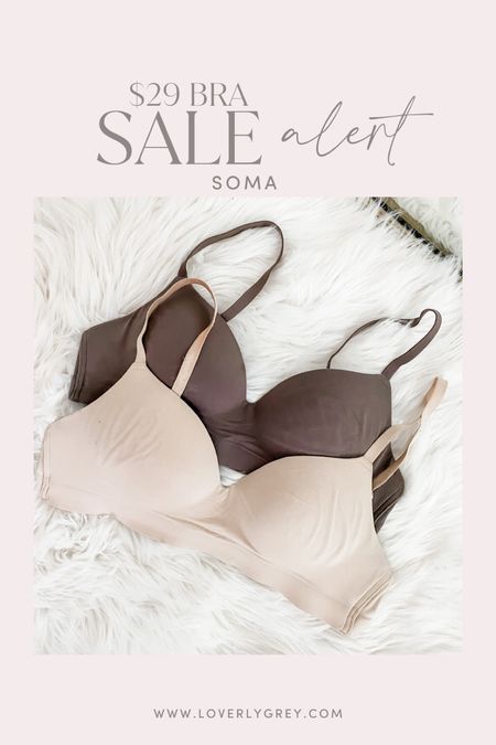 Soma bra sale alert! They are $29! Loverly Grey’s favorite everyday bra 🙌

#LTKunder50 #LTKsalealert #LTKHoliday