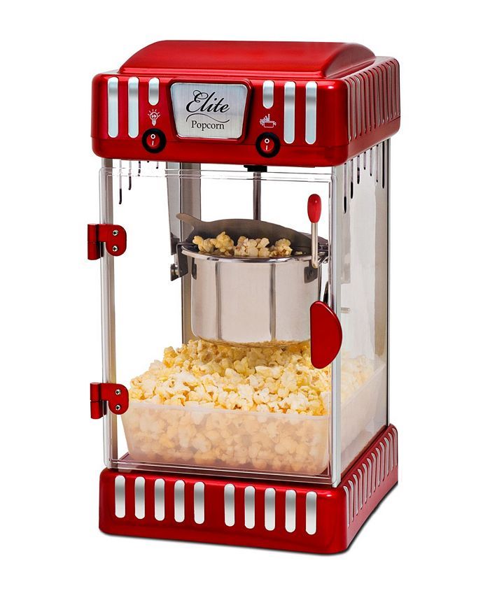 2.5Oz Tabletop Popcorn Kettle Maker, Retro Carnival, Keep Warm Light | Macys (US)