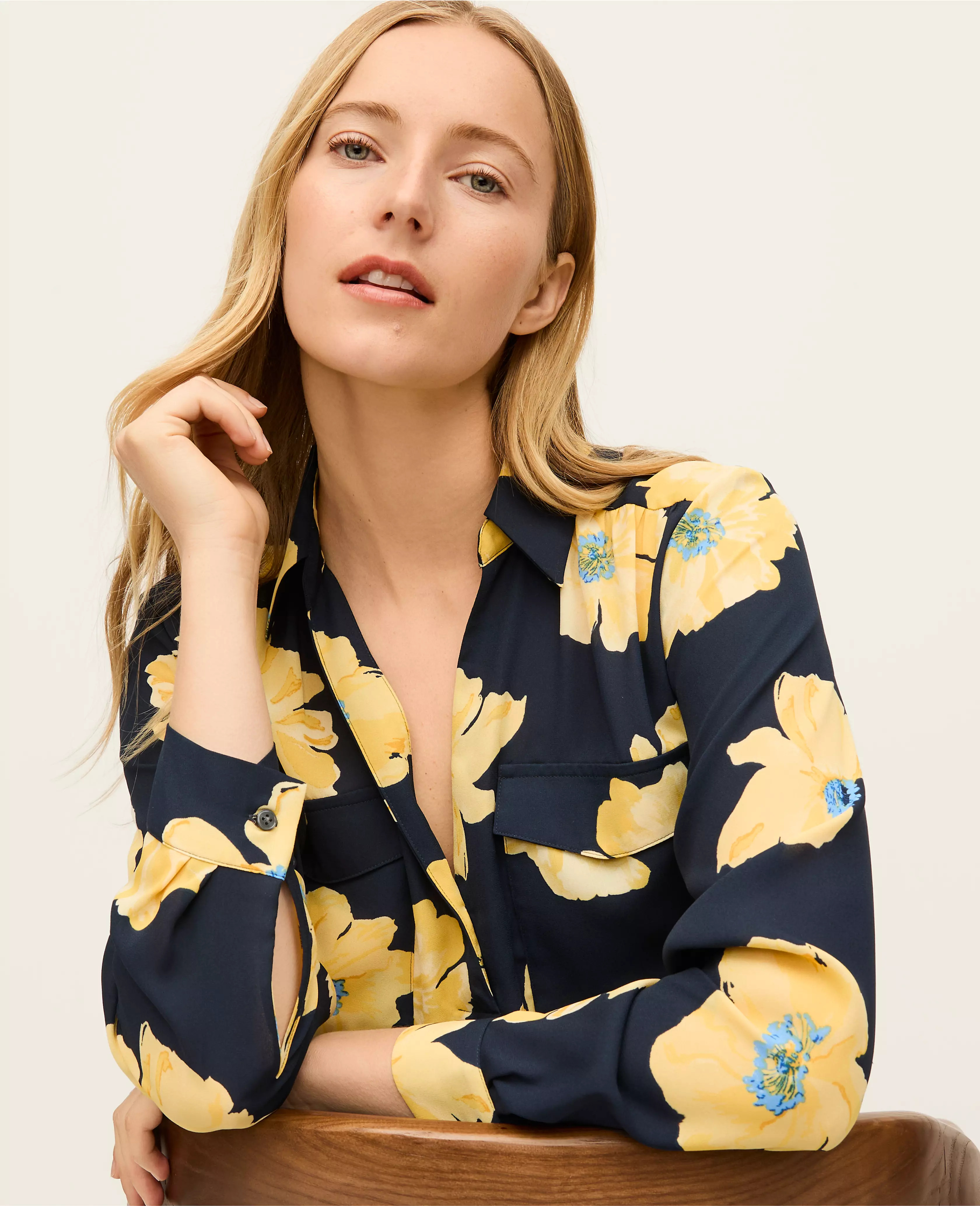Floral Camp Shirt | Ann Taylor