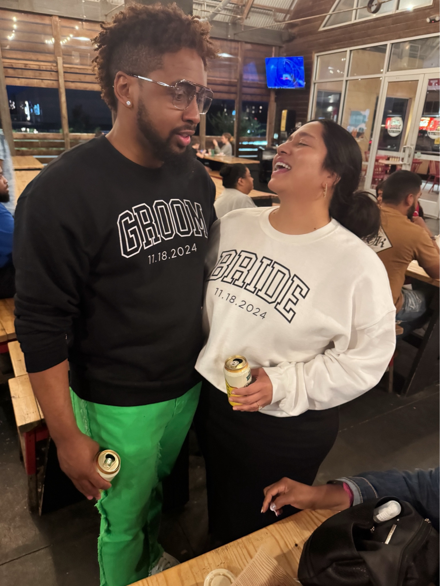 Custom Bride & Groom Sweatshirts currently 45% OFF ‼️ SALE ENDS 1/11 - they’re so comfy, cute, and true to size 👌🏼 

#LTKWedding #LTKFindsUnder50 #LTKSaleAlert