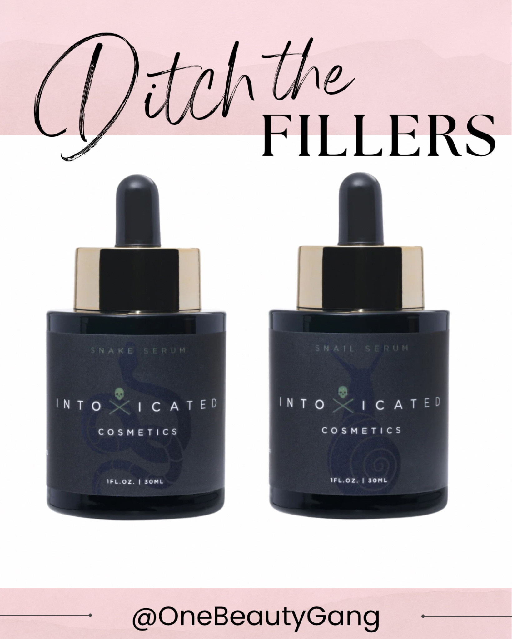Ditch the Fillers. Stop injecting toxins into your face and give these vegan, lab-made venom-based serums a try. Designed to smooth lines and minimise wrinkles. 



#intoxicatedcosmetics #botox #botoxinabottle #antiaging #antiagingskincare 

#LTKluxury #LTKuk #LTKbeauty
