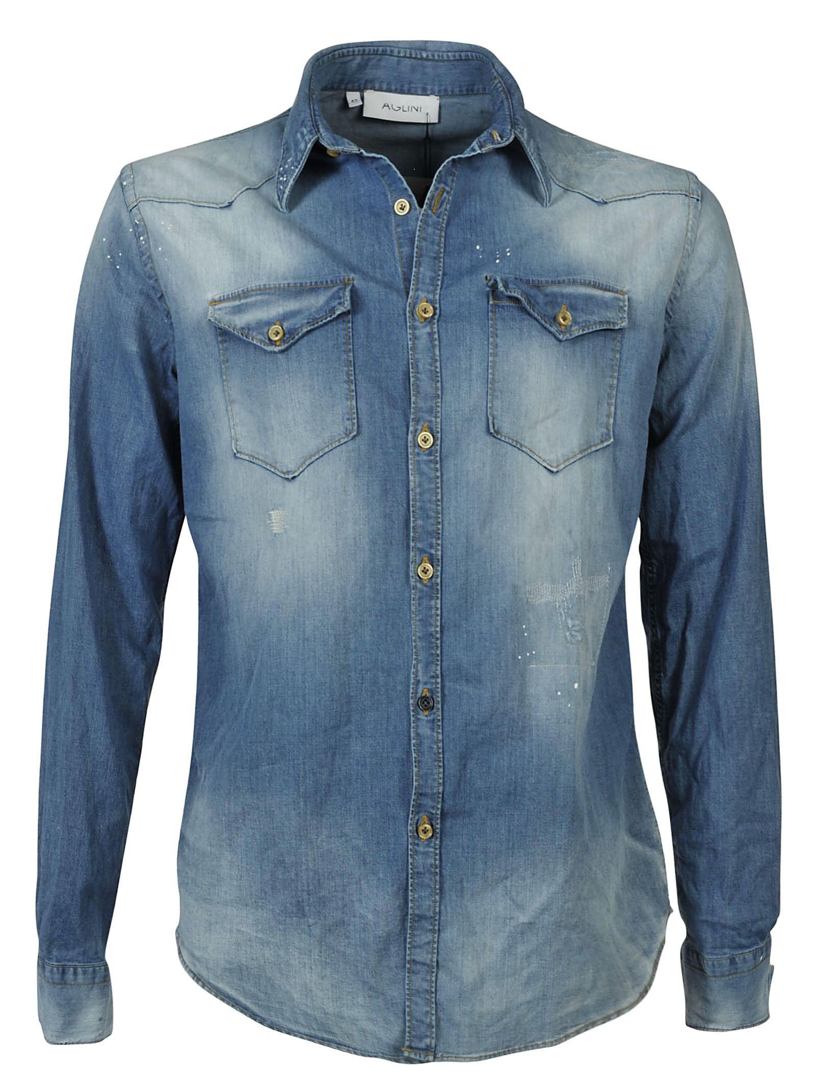 Aglini Denim Shirt | Italist