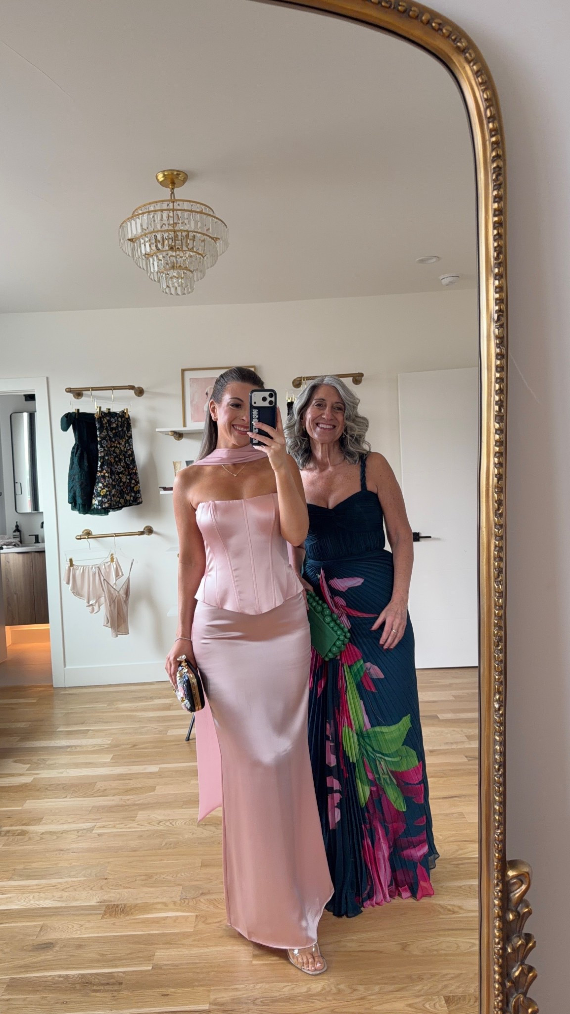 Mom and me wedding guest and formal event dresses. Pink satin corset dress and navy floral pleated dress

Electric picks code: emerson20
Vici code: emerson30

Wearing my usual small/2
Mom wears a medium/6

Wedding guest
Formal event
Black tie
Corset
Satin
Floral
Mother of the bride
Special occasion

#LTKWedding #LTKSeasonal #LTKootd