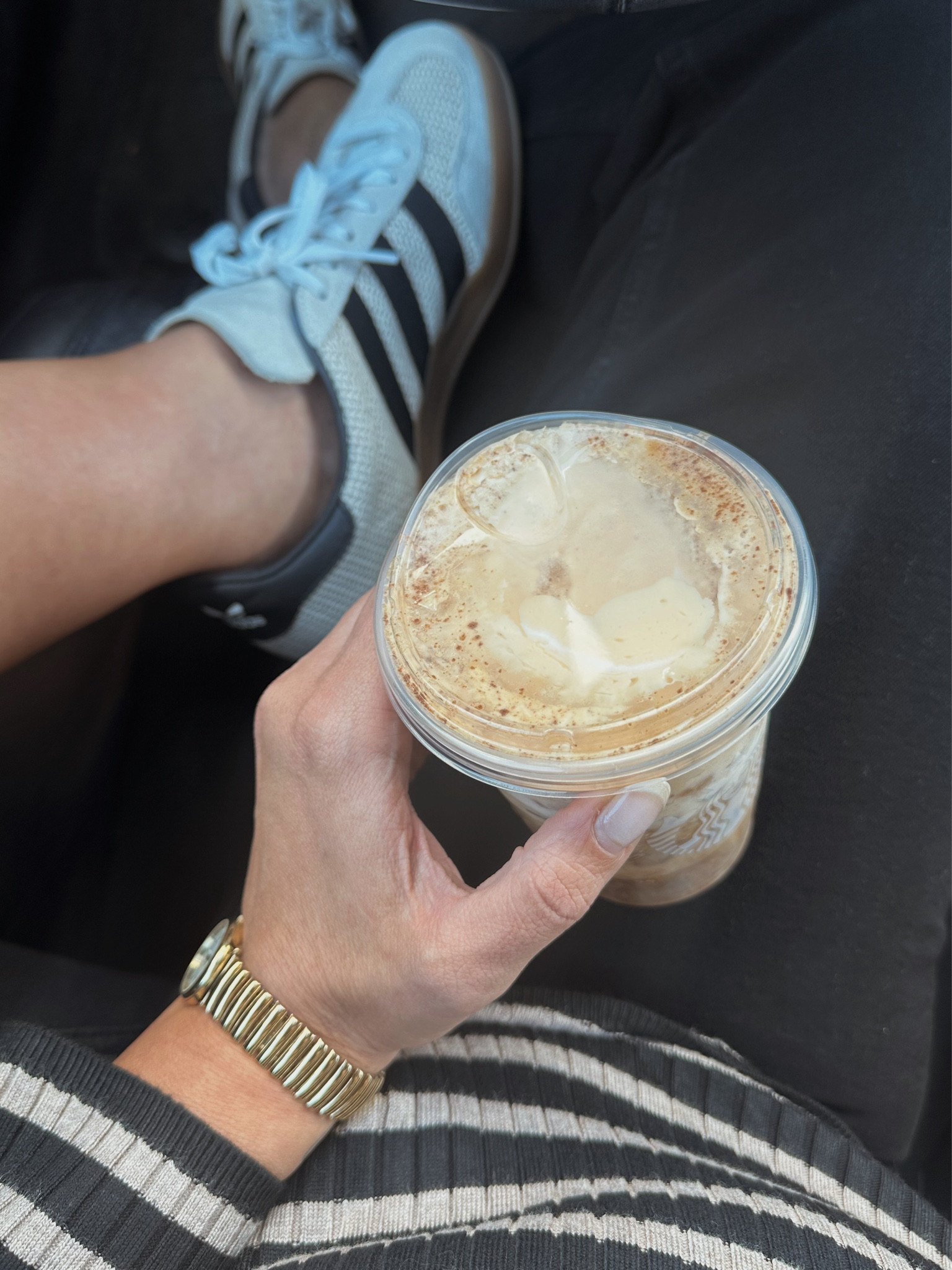 Basic, with a capital B. 
Pants- 8s 
Top- large 
Shoes will restock sizes randomly.  

#LTKMidsize #LTKFindsUnder50 #LTKStyleTip