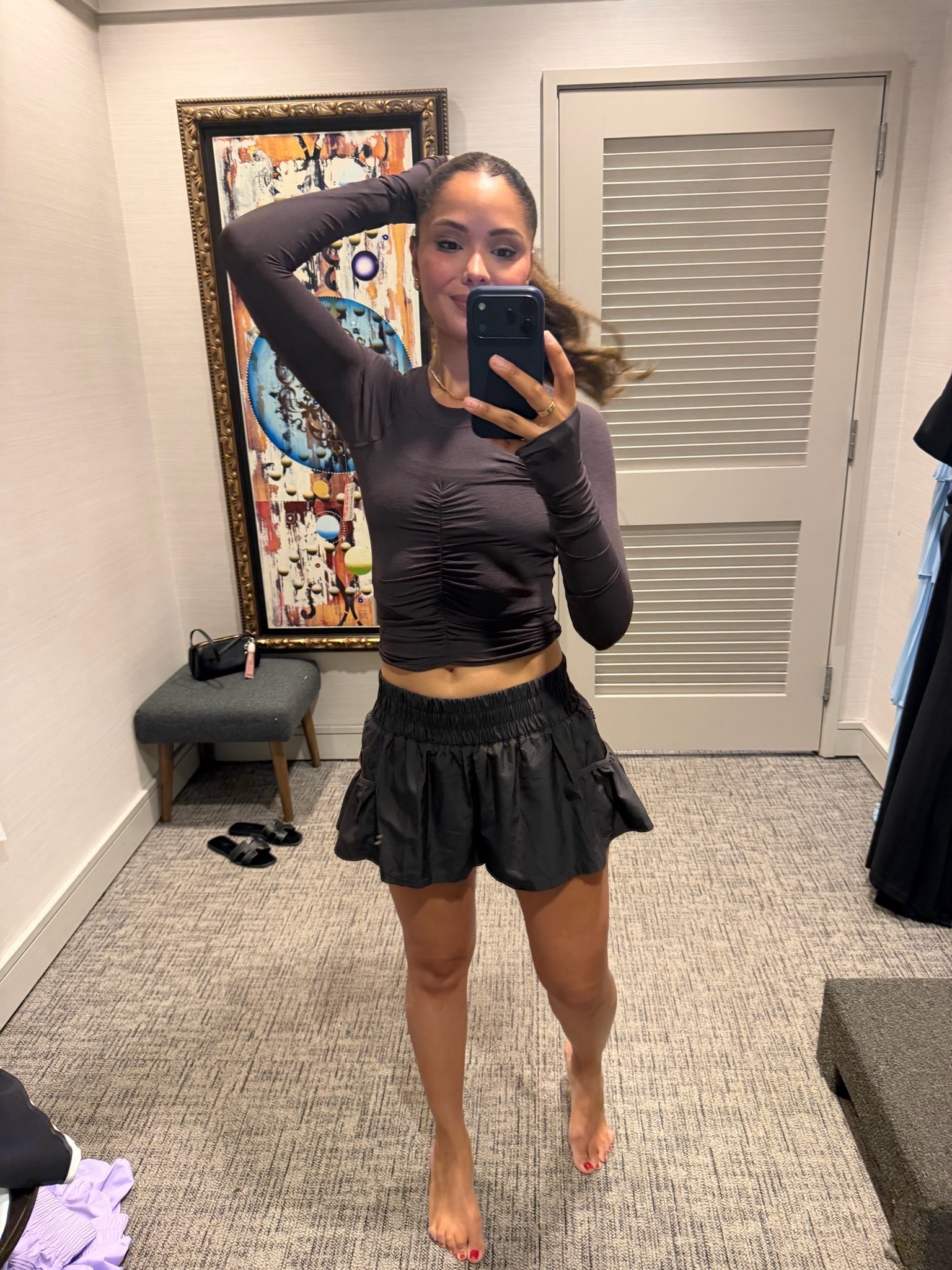 Small top 
XS bottoms