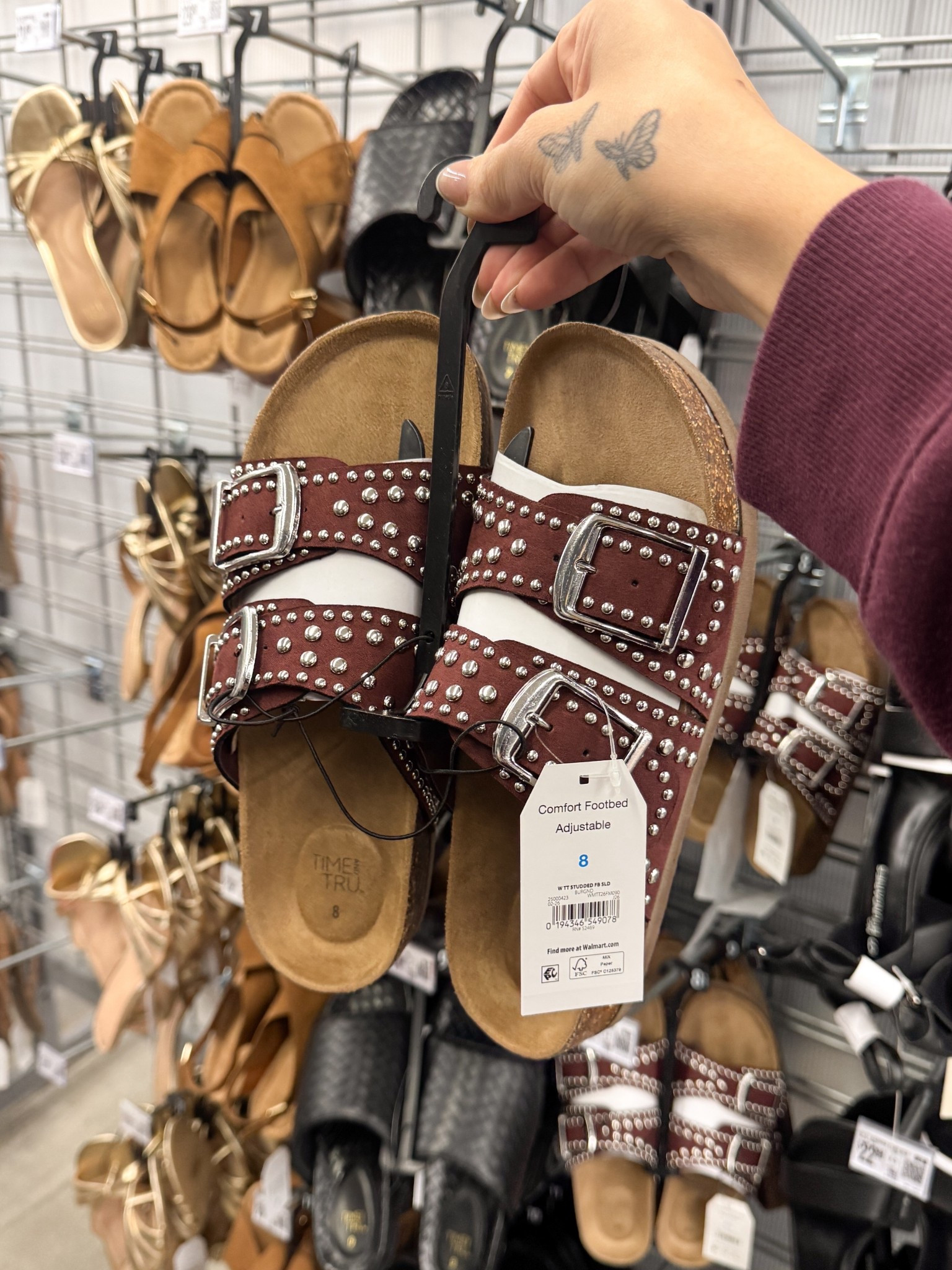 Studded buckle sandals from Walmart 🤎
Giving designer vibes for under $25. Such a good everyday sandal.

#LTKootd #LTKMidsize #LTKSpringSale