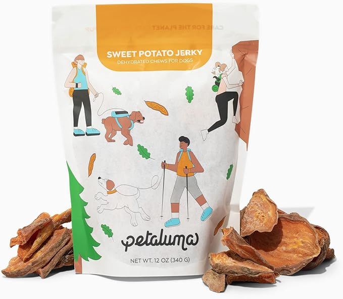 Petaluma Sweet Potato Dog Treats - Premium One-Ingredient Dog Jerky, Healthy Alternative to Meat,... | Amazon (US)
