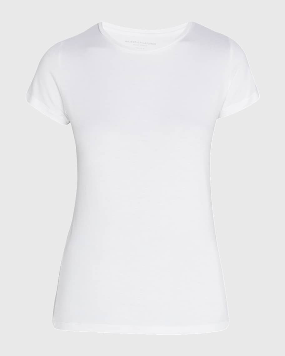 Majestic Filatures Soft Touch Short-Sleeve Tee | Neiman Marcus